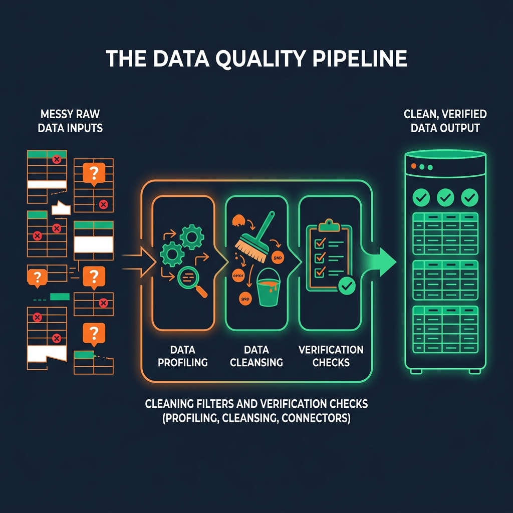 Data Quality Conceptual Architectural Diagram